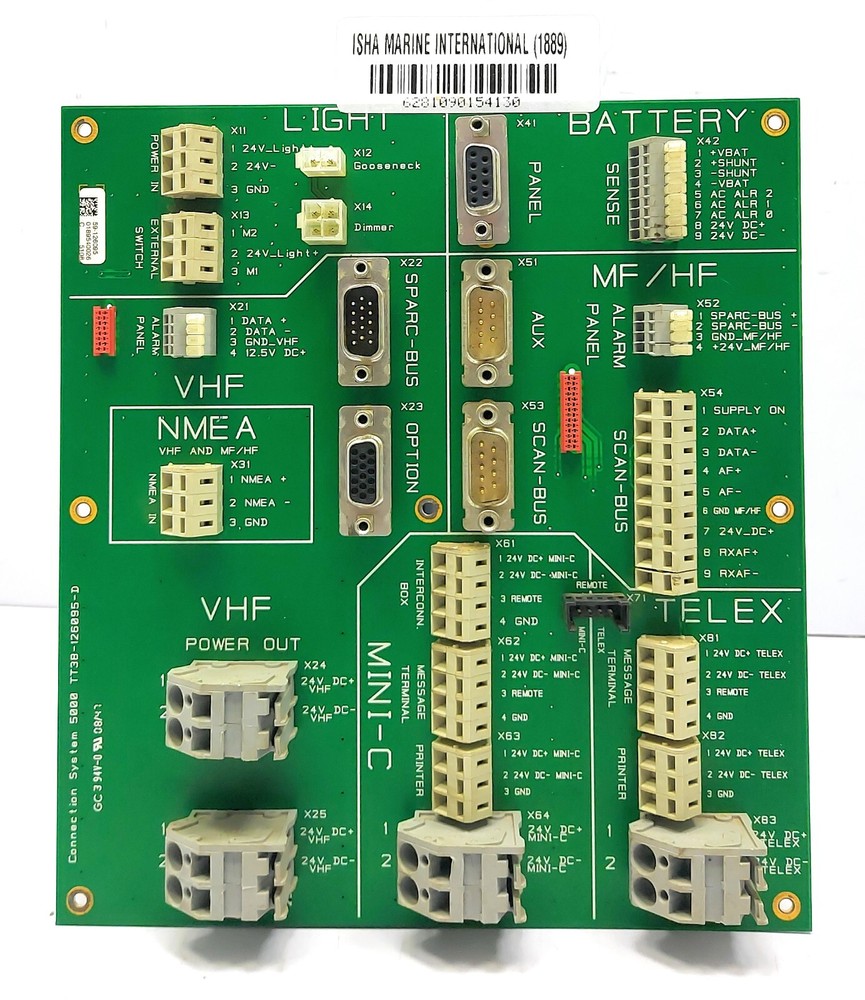 Connection system 5000 TT38-126095-D PCB Card