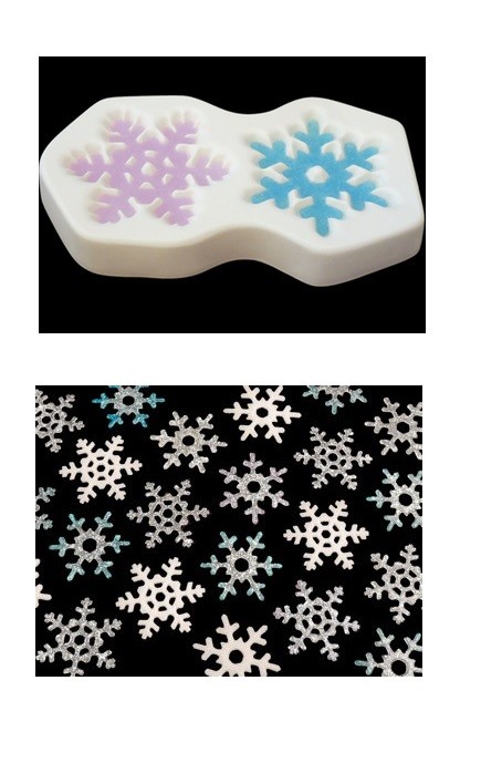2014 Colour de Verre SNOWFLAKE Ceramic Reusuable Fusing Mold Casting