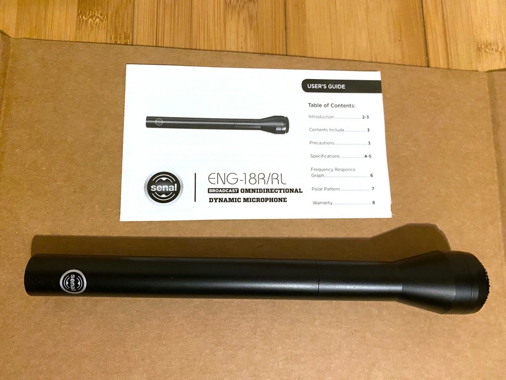 Genuine Senal ENG-18RL Broadcast Microphone Omnidirectional Handheld Dynamic Mic