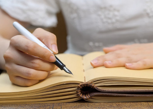 A6 Writing notes Notebook sketchbook Diary Notepad cow leather coffee brown Q297