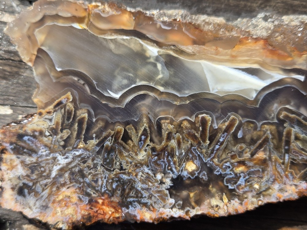 Turkish Agate Slab Slice Lapidary Unique