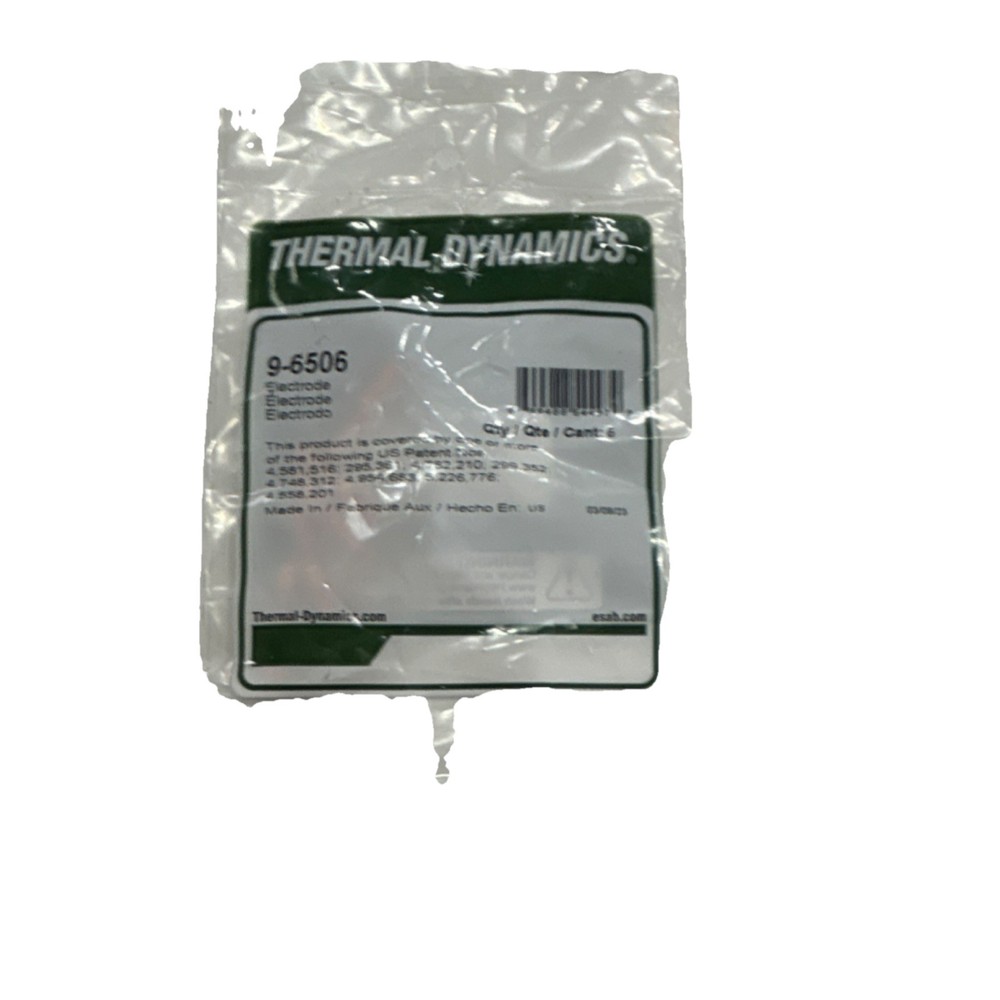 Thermal Dynamics Electrode 9-6506 Plasma Cutter Genuine Replacement Part