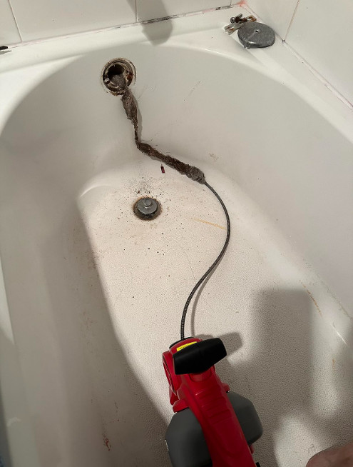 20V Cordless Drain Auger 25ft Auto-Feed Snake Kit