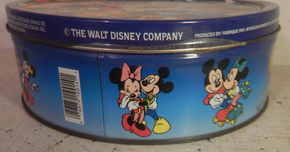 A 90s Disney empty biscuit tin