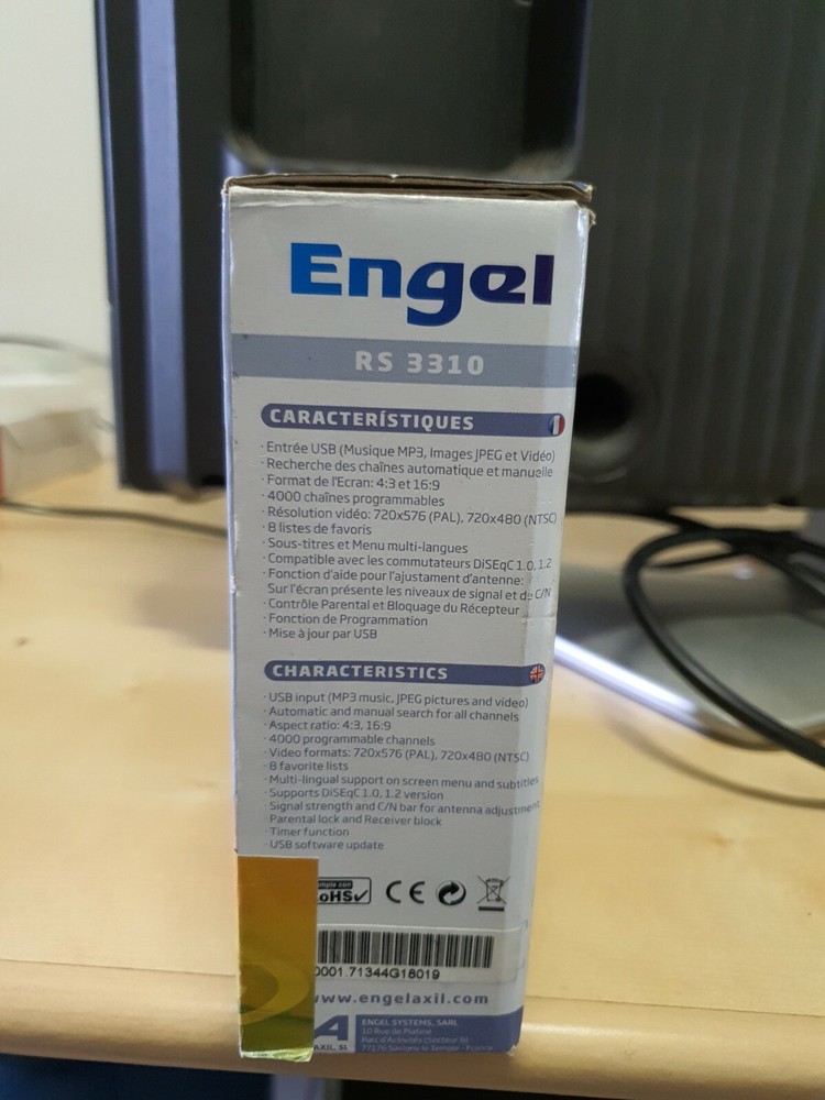 Engel RS3310 Decoder Digitale Ricevitore TV Satellitare DVB-S PVR-Ready refS0219
