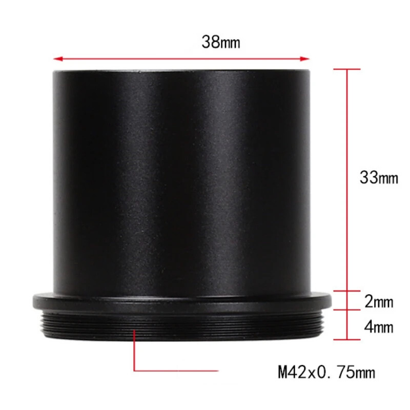 Telescope Photography Accessories 38mm Connector T2 Thread Interface