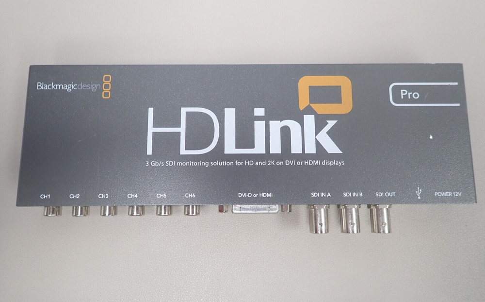 Black Magic Design HD Link Pro SDI Audio Decoder DVI / HDMI