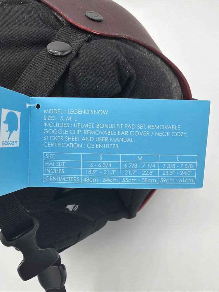 SANDBOX Legend Snow Helmet - Matte Cabaret | Medium