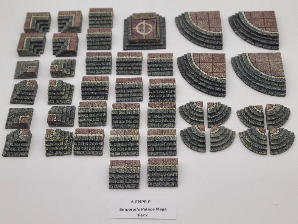 Dwarven Forge Painted Emperor's Palace Mega Pack 5-EMPP-P Tabletop Terrain