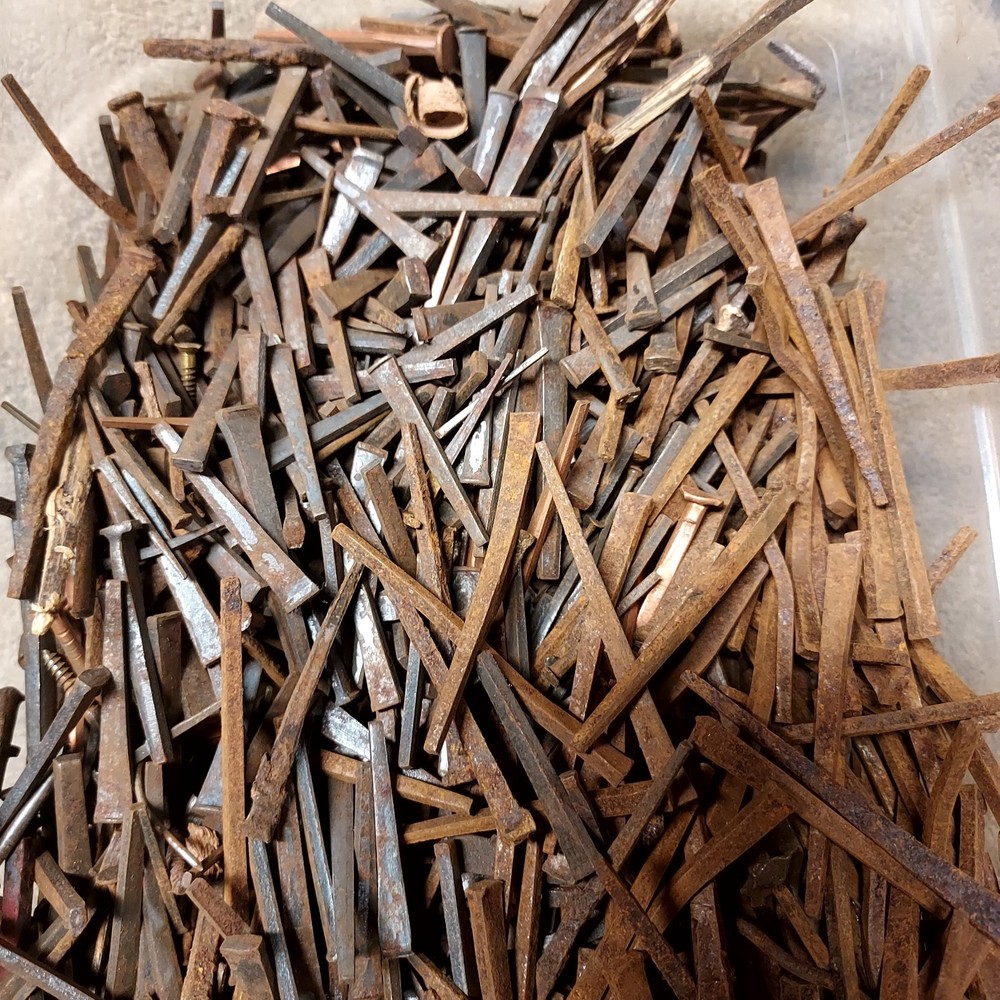 10 Lbs Antique Square nails Nice Variety