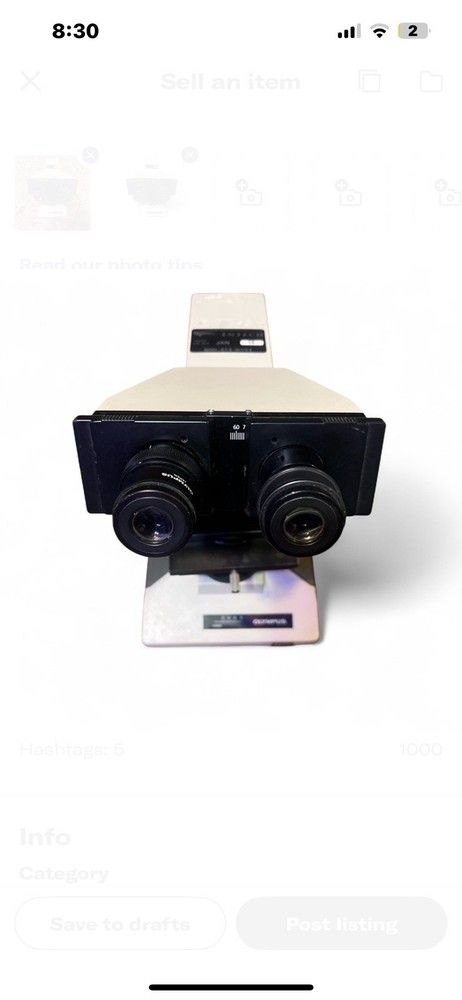 Olympus BH-2 BH2 BHTU Binocular Microscope with 2 Eyepieces and 3 Objectives
