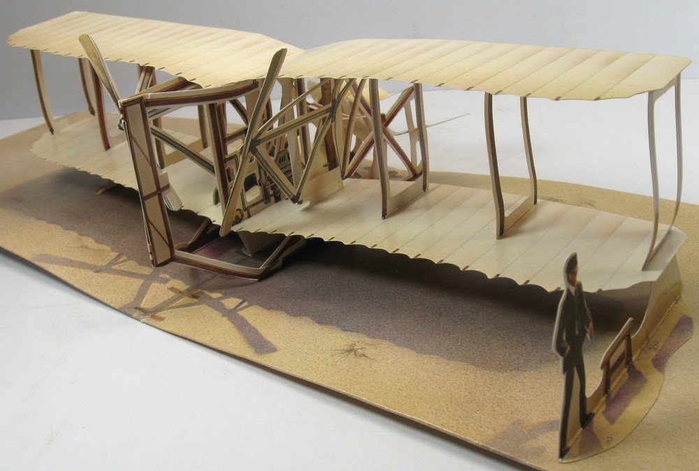 c. 1981 "Wright Flyer Pop-Up", "Kitty Hawk 1903", by Popsites