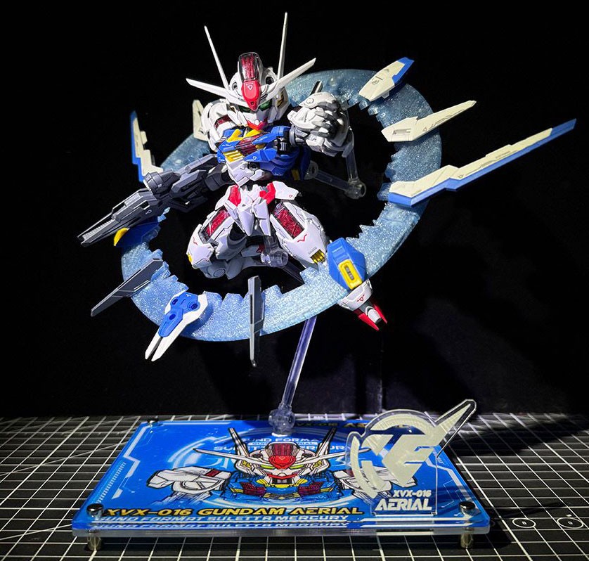 stand base for 1/100 MGSD aerial witch from mecury model