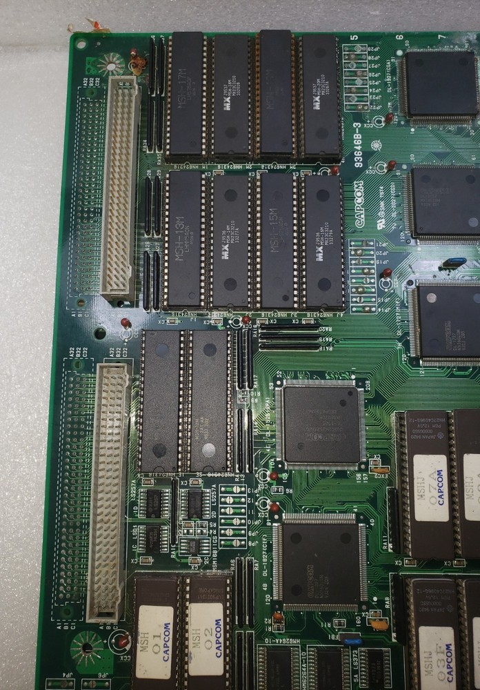 Marvel Super Heroes Original CPS II PCB (not working )Video Arcade Game Capcom