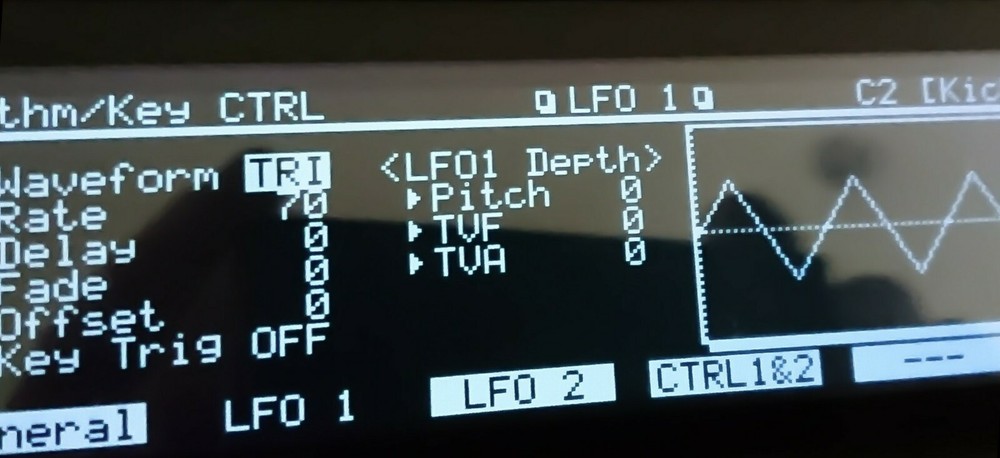 Roland JD-990 Custom LUX (Negative) LED Display !