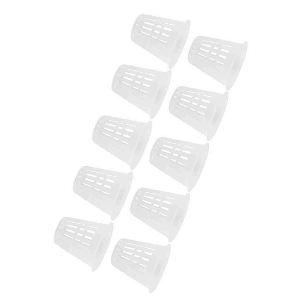 10pcs/Set Durable Safe Plastic Hydroponic Basket Cup For Garden Balcony