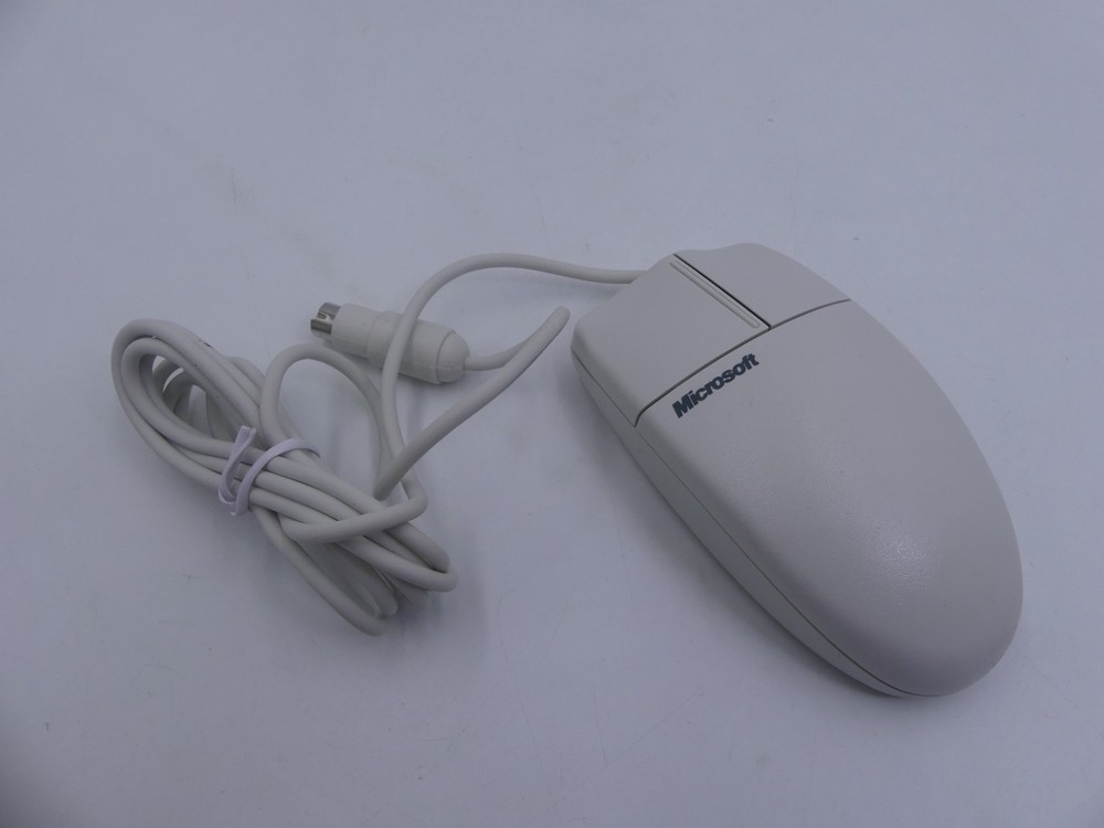 Microsoft Basic Mouse – Classic Mechanical Serial/PS2 1990s