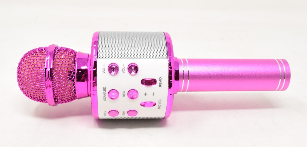 Wireless Bluetooth Karaoke Microphone 3 in 1 Pink