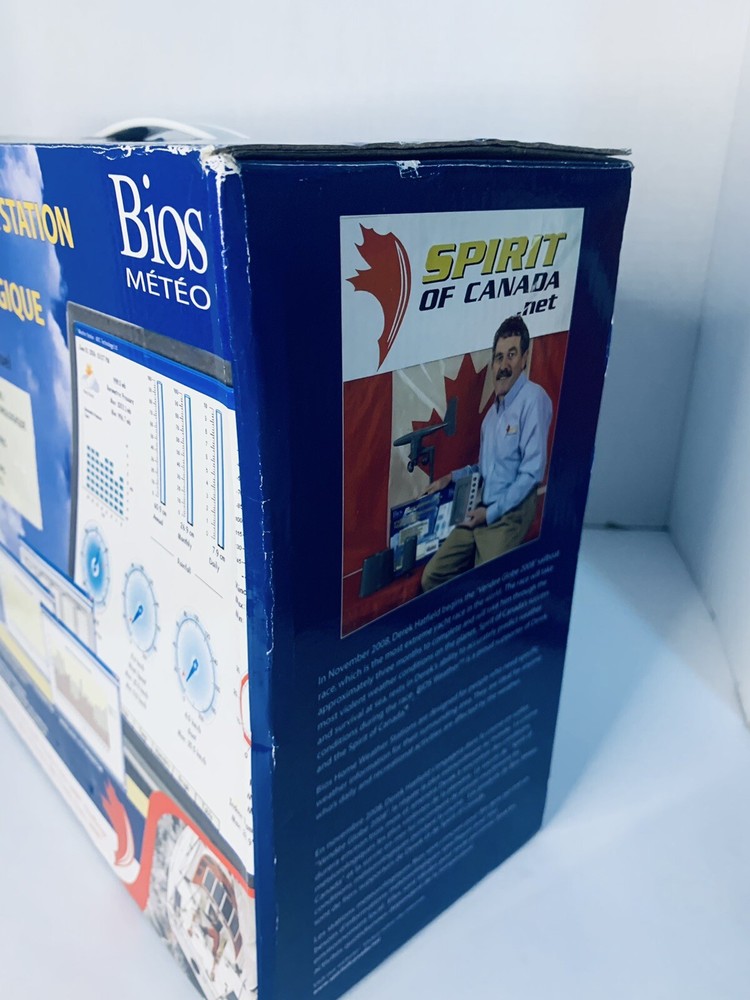 BIOS Home Weather Station With PC Interface And Modems Wireless New Open box