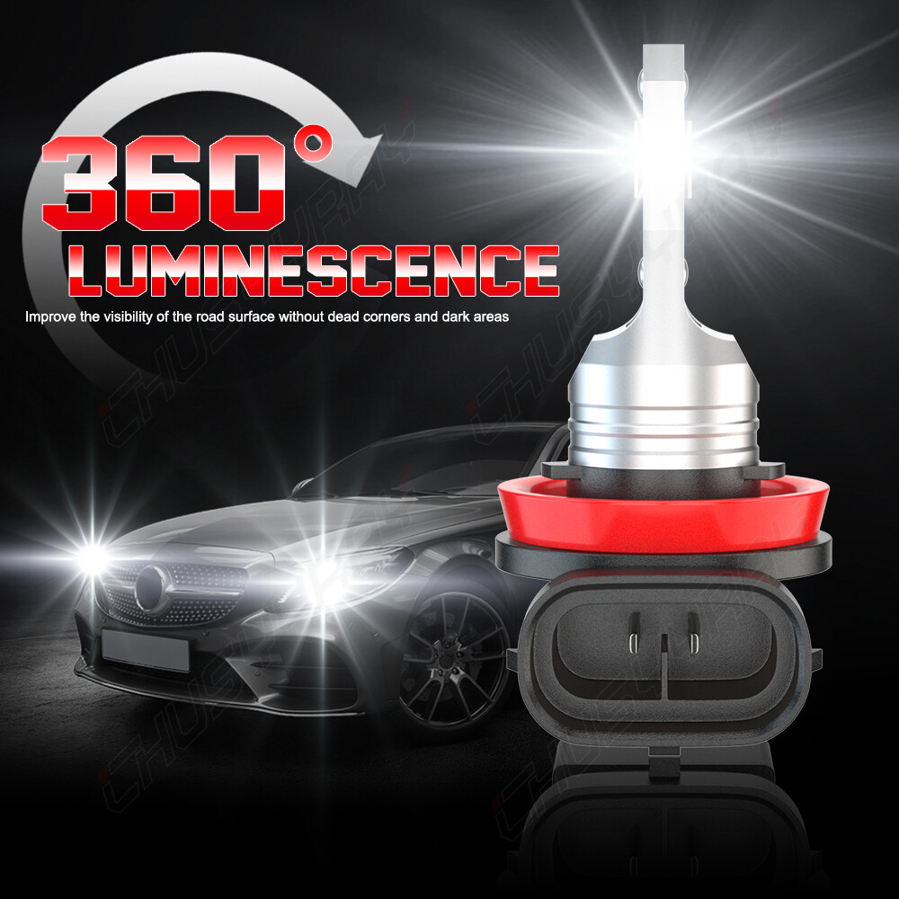 For Chevy Traverse 2009-2017 Bright H11 LED Headlight Bulbs Kit Low Beam White