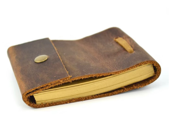loose leaf  Writing note Notebook sketchbook Diary binder leather coffee Q314