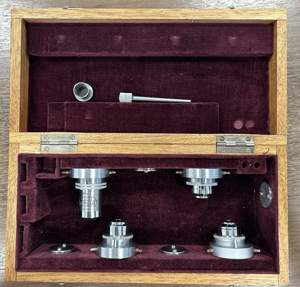 Leitz Wetzlar Set Of 4 Microscope Objective