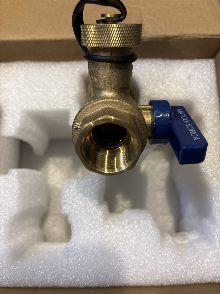 Tankless Water Heater Isolation Valve Twhk04t 3/4” Ips Brass Cold Valve Only