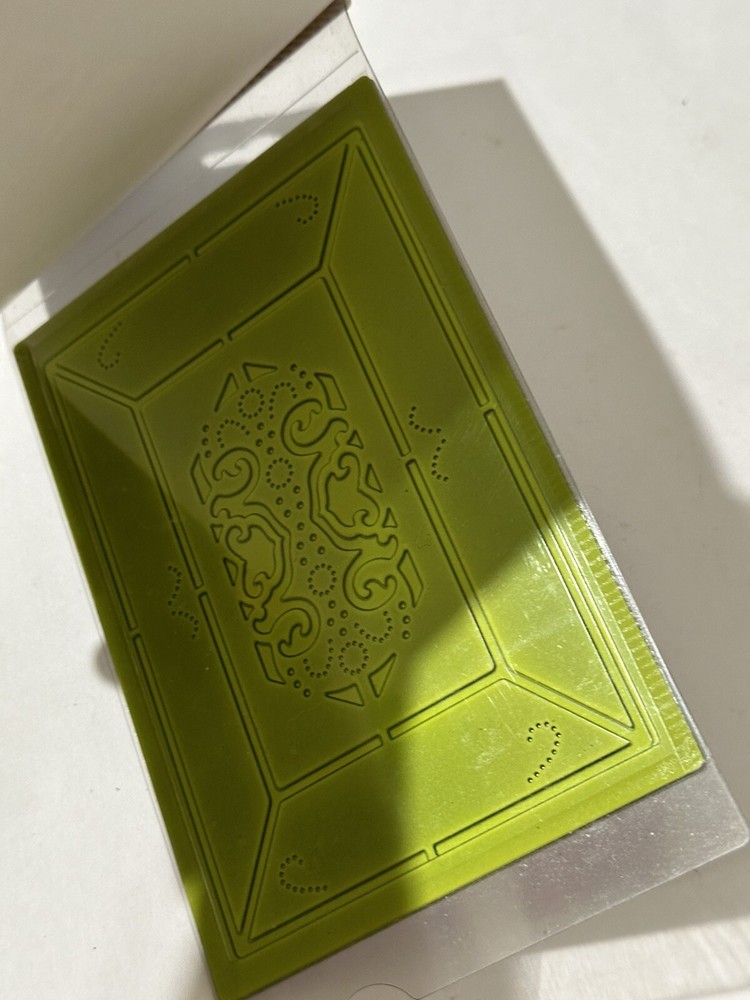 Cuttlebug LACE DOOR Embossing PLUS Folder Cut & Emboss Card + Reindeer Folder