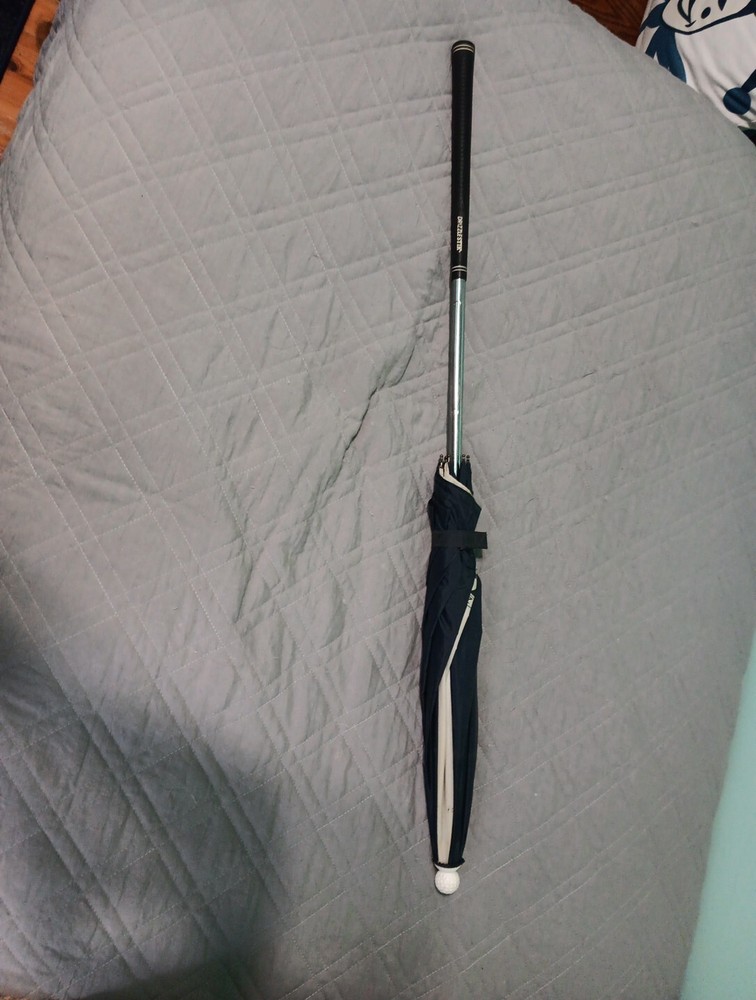 Drizzle Stick Golf Umbrella Navy Blue