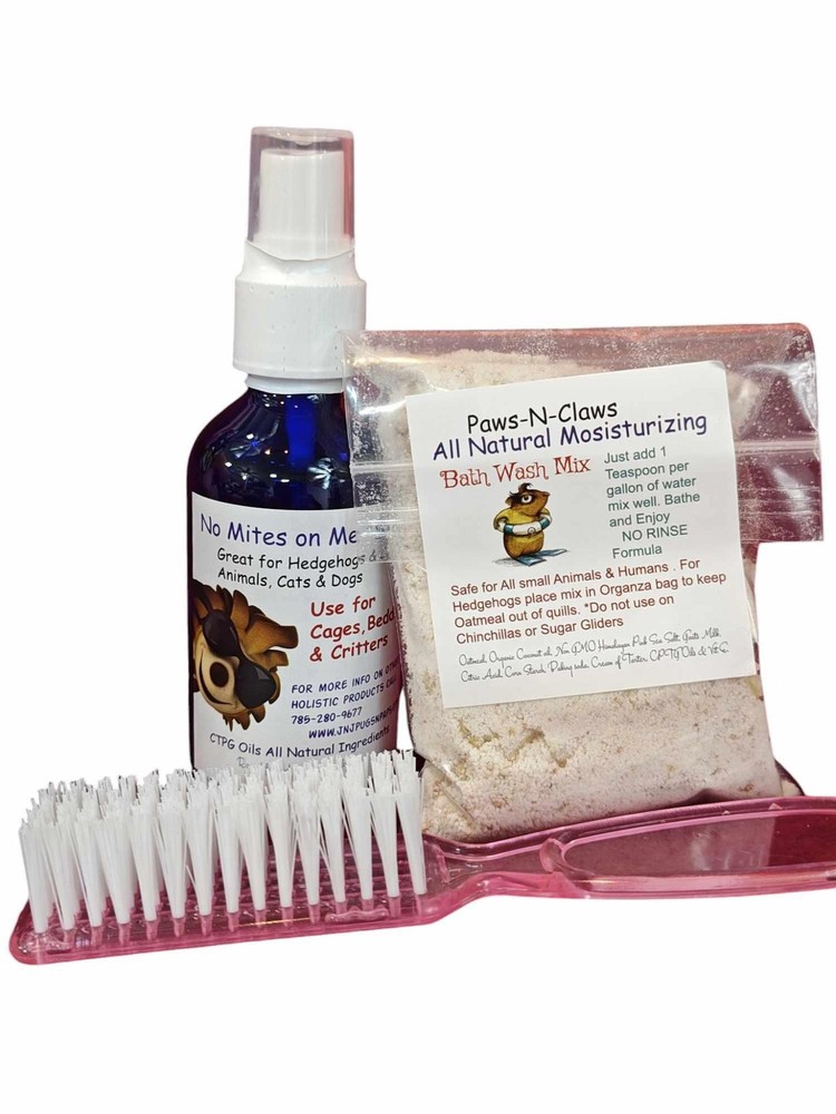 Hedgehog Bath N Groom Kit