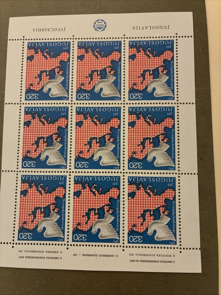 yugoslavia stamps sheets