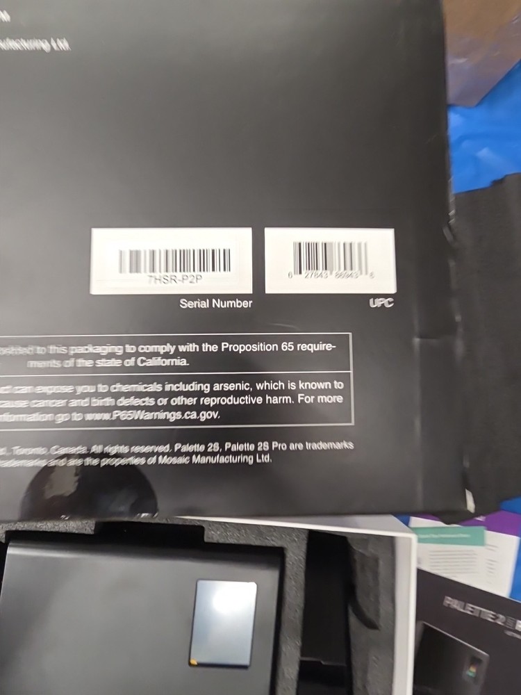 Mosaic Palette 2s Pro Open Box New