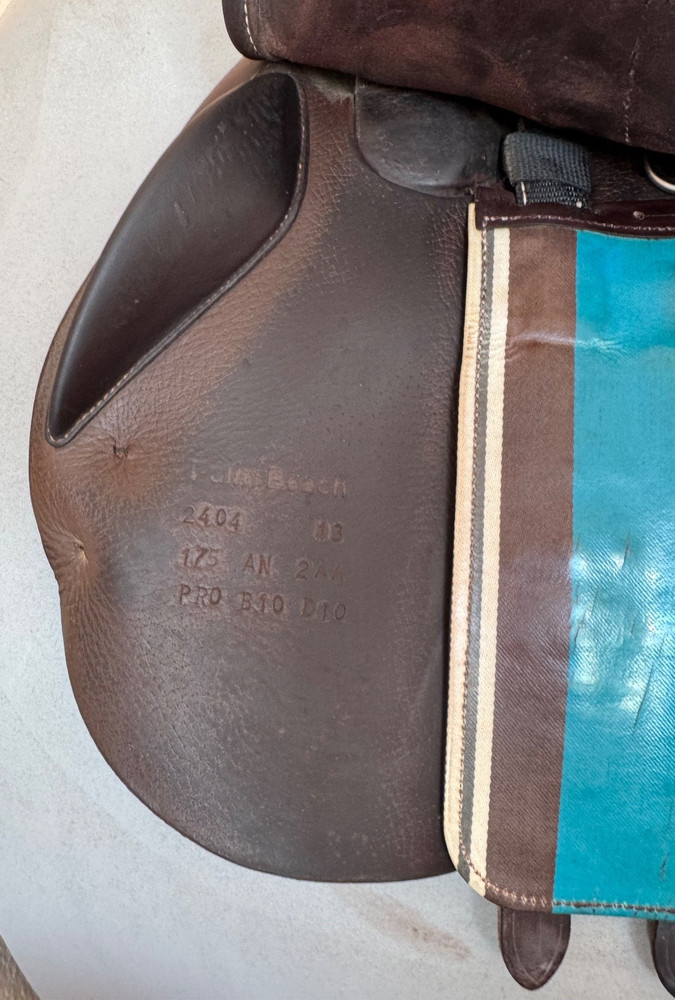 17.5" Voltaire Palm Beach PRO Saddle - 2AA Flaps - Grain / Buffalo