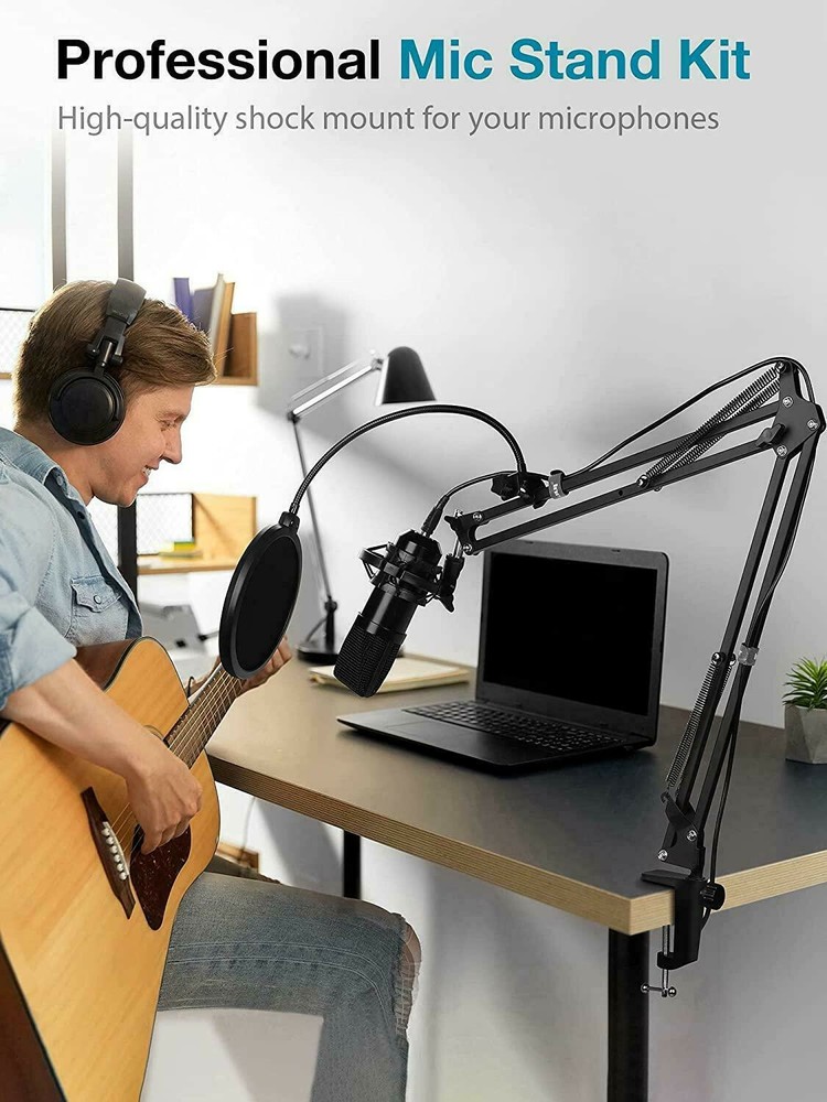 InnoGear Microphone Stand MU047 windscreen pop filter boom mic mount studio