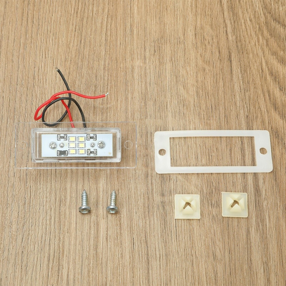 Rear Bumper LED Roll Pan License Plate Light For Silverado GMC Sierra Fleetside