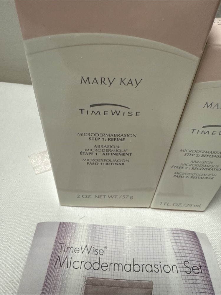 Mary Kay TimeWise Microdermabrasion Set Step 1 REFINE Step 2 REPLENISH Gift Set