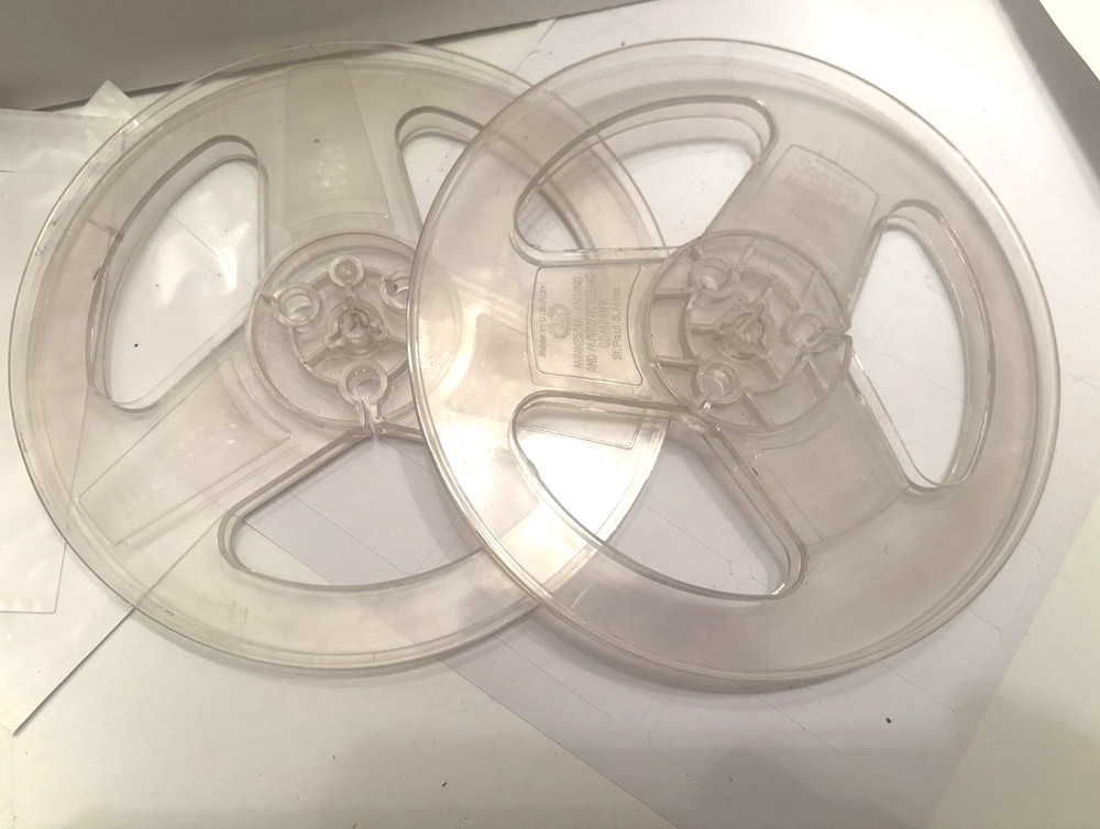 Pair Scotch  Plastic  Take Up Reel 7 Inch