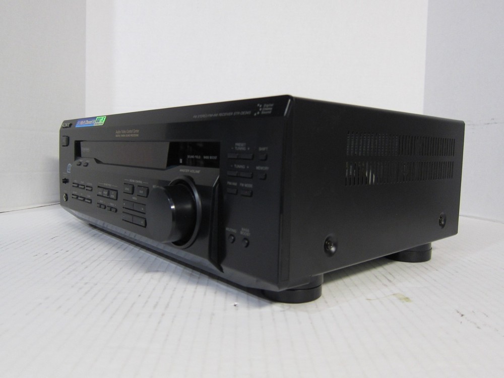 SONY STR-DE345 RECEIVER - Remote Control, Owner's Manual, AM Loop Antenna Bundle