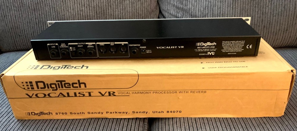 DigiTech Vocalist VR Harmonizer Vocal Harmony Processor OPEN BOX DEMO !