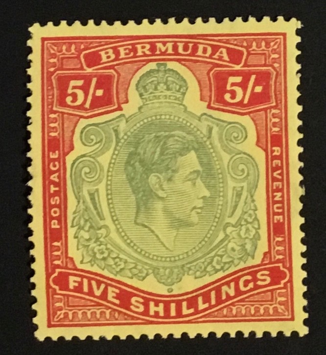 BERMUDA: Scott #125a MH