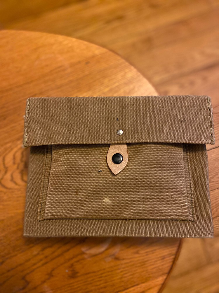 Czech Military Issue Optical Box, Canvas, NOS