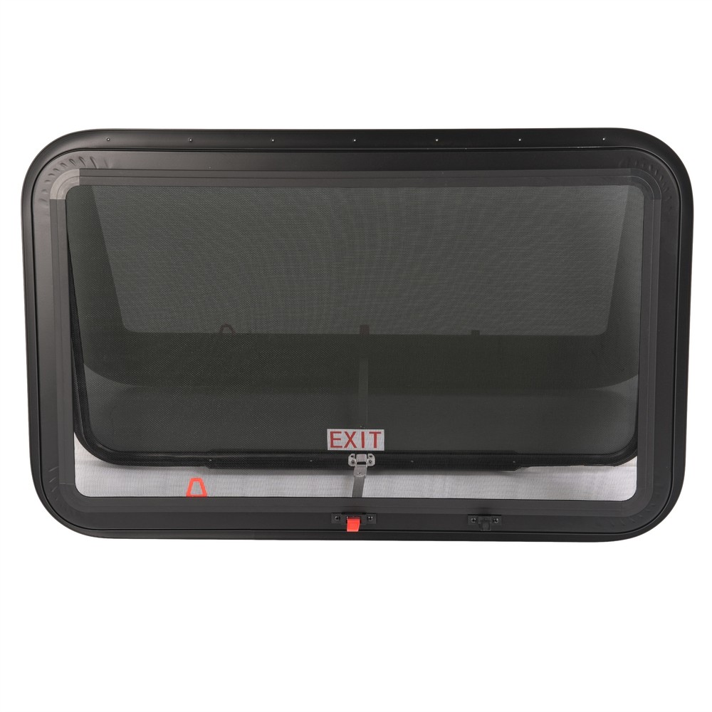 36" W x 22" H RV Exit Window For Camper Emergency Push Out Window Tempered Glass