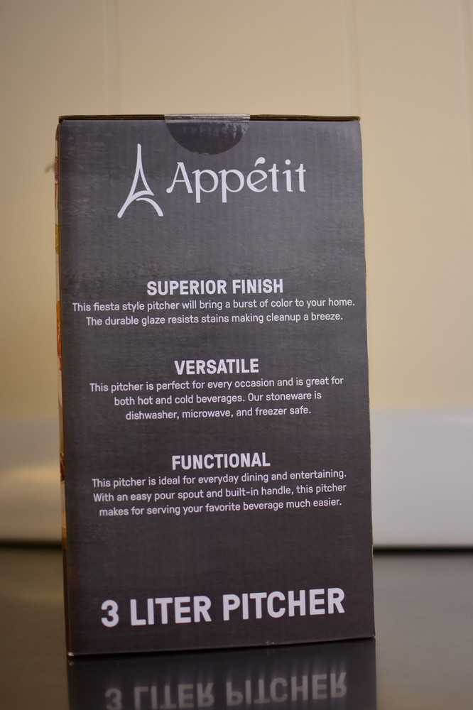 Appétit 3 Liter Pitcher