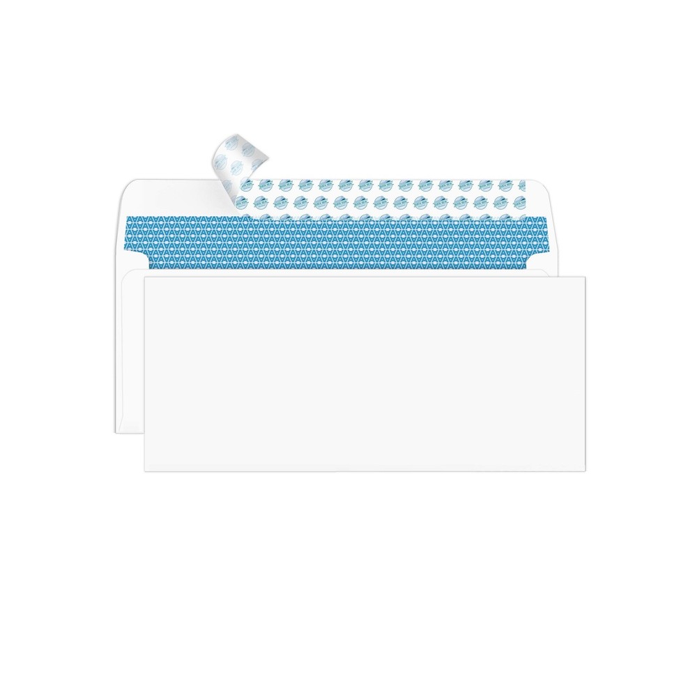 Aimoh 500#10 Security Self Seal Envelopes, Windowless, Premium Security Tint ...
