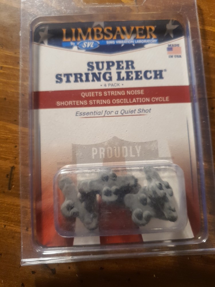Limbsaver Super Bow String Leech - 4 pack (Black) #3313