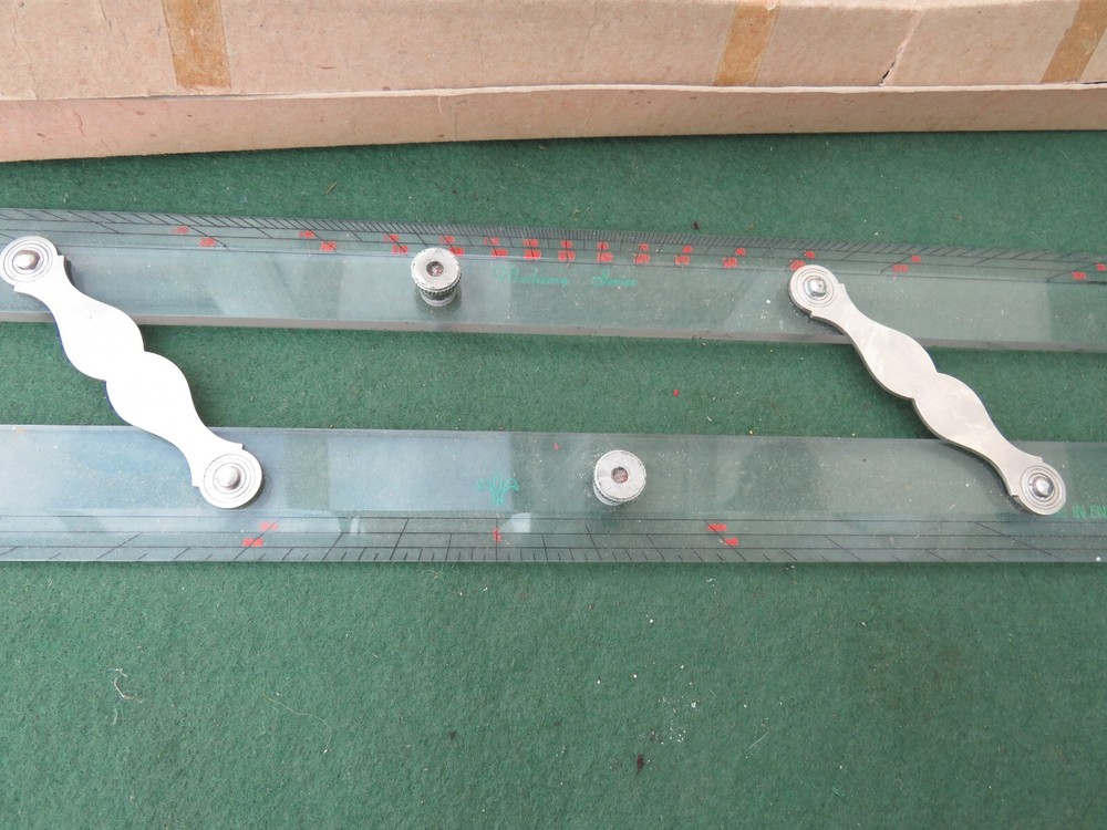CAPTAIN FIELDS 'MATHEMO SERIES' IMPROVED 15" PARALLEL RULE BOXED