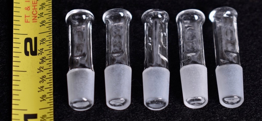 5 Count Corning # 8 Hollow Glass Stoppers