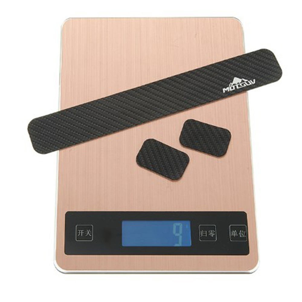 Rust Resistant Bicycle For Chainstay Frame Protector Carbon Fiber Texture