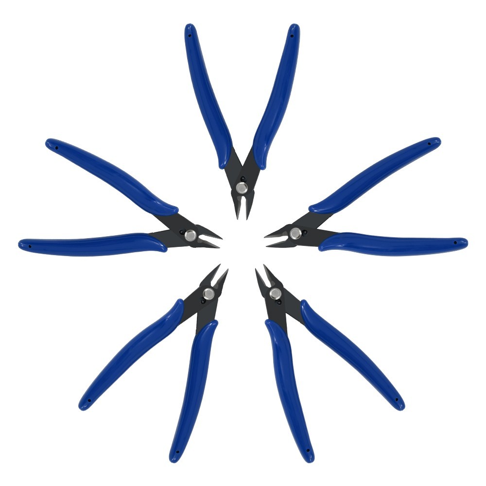 5pcs Wire Cable Cutter Micro Plier Side Cutting Plier Nippers DIY Tool
