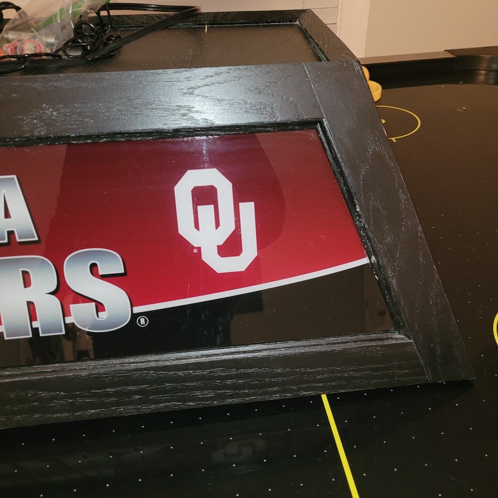 Oklahoma Sooners Pool Table Light